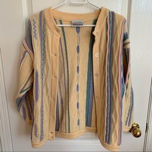 Vintage Pierre Cardin 100% Wool Cardigan - XS
